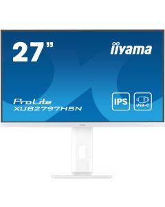 iiyama ProLite XUB2797HSN-W2 computer monitor 68.6 cm (27") 1920 x 1080 pixels Full HD LED White