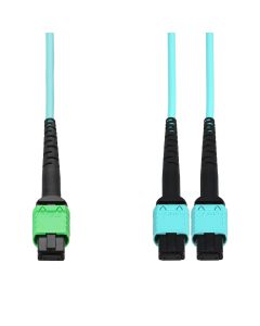 AddOn Networks ADD-16FAMPO-2MPO3M5OM4LZ InfiniBand/fibre optic cable 3 m MPO-16 2x MPO MMF Aqua colour, Black, Green