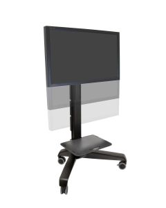Ergotron Neo-Flex Mobile MediaCenter VHD Black Flat panel Multimedia cart