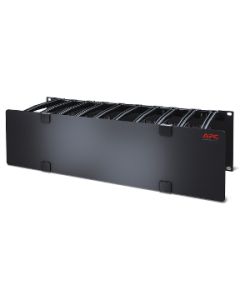 APC NetShelter Cable Management, Horizontal Cable Manager, 3U, Single Side with Cover, 482.6 x 133.35 x 165.1 mm