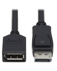 Tripp Lite P579-015 DisplayPort Extension Cable with Latch, 4K @ 60 Hz, HDCP 2.2 (M/F), 15 ft. (4.57 m)