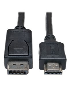 Tripp Lite P582-006 DisplayPort to HDMI Adapter Cable (M/M), 6 ft. (1.8 m)