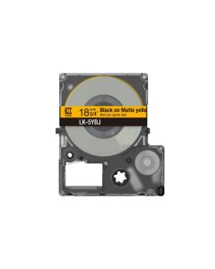 Epson C53S672075 label-making tape Black on yellow