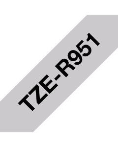 Brother TZE-R951 label-making tape Black on silver