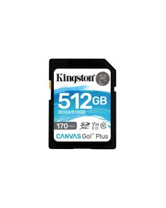 Kingston Technology 512GB SDXC Canvas Go Plus 170R C10 UHS-I U3 V30