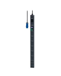 APC Easy Rack PDU, Metered, 0U, 1 Phase, 3.7kW, 230V, 16A, 18 x C13 and 3 x C19 outlets, IEC60309 2P+E inlet