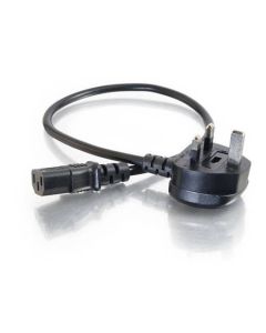 C2G 0.5m Universal Power Cord Black