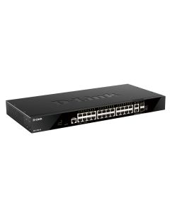 D-Link DGS-1520-28 network switch Managed L3 10G Ethernet (100/1000/10000) 1U Black