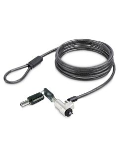 StarTech.com Laptop Cable Lock Compatible With Noble Wedge®; 6Ft (2m), Anti-Theft Keyed Lock, Security Cable for Dell XPS/Latitude/2-in-1 Notebooks, Cut-Resistant, Steel Cable Lock For Laptop