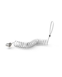 Compulocks Universal Tablet Lock with Keyed Coiled Cable Lock Black