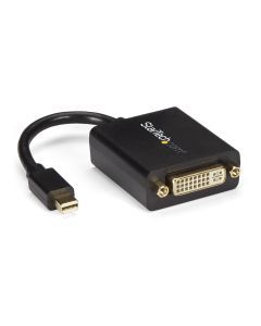 StarTech.com Mini DisplayPort to DVI Adapter - Mini DP to DVI-D Converter - 1080p Video - VESA Certified - mDP or Thunderbolt 1/2 Mac/PC to DVI Monitor - mDP 1.2 to DVI Single-Link Dongle