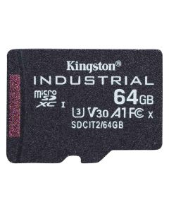Kingston Technology Industrial 64 GB MicroSDXC UHS-I Class 10