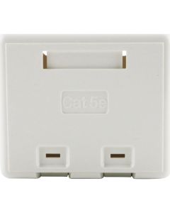 EXL+ 2PT C5E S/MOUNT BOX WHITE