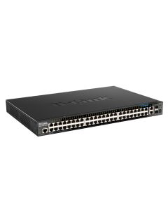 D-Link DGS-1520-52MP network switch Managed L3 Gigabit Ethernet (10/100/1000) Power over Ethernet (PoE) 1U Black