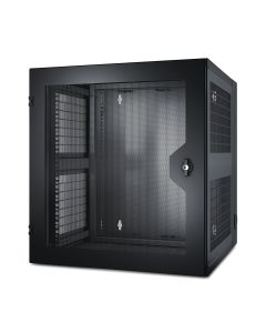 APC NetShelter 13U Wallmount Rack Cabinet Vented Door Double Hinged Server Depth