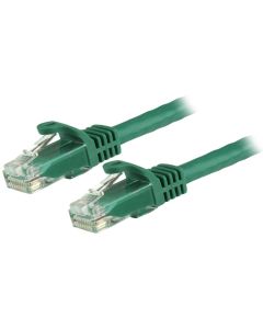 StarTech.com 3m CAT6 Ethernet Cable - Green CAT 6 Gigabit Ethernet Wire -650MHz 100W PoE RJ45 UTP Network/Patch Cord Snagless w/Strain Relief Fluke Tested/Wiring is UL Certified/TIA