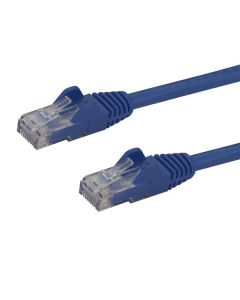StarTech.com 1.5m CAT6 Ethernet Cable - Blue CAT 6 Gigabit Ethernet Wire -650MHz 100W PoE RJ45 UTP Network/Patch Cord Snagless w/Strain Relief Fluke Tested/Wiring is UL Certified/TIA