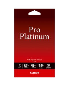 Canon PT-101 Pro Platinum Photo Paper 4x6” - 50 sheets