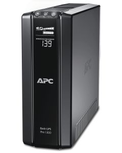APC Back-UPS Pro, 1500VA/865W, Tower, 230V, 10x IEC C13 outlets, AVR, LCD, User Replaceable Battery