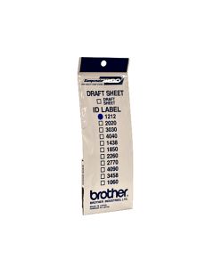 Brother ID1212 printer label