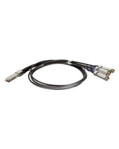 D-Link QSFP+ / 4xSFP+, 1m InfiniBand/fibre optic cable QSFP+ 4 x SFP+ Black