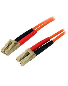 StarTech.com 2m Fiber Optic Cable - Multimode Duplex 50/125 - LSZH Fiber Jumper Cord - LC/LC