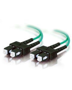 C2G 85513 InfiniBand/fibre optic cable 1 m SC OFNR Turquoise