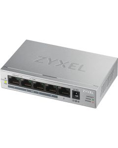 Zyxel GS1005HP Unmanaged Gigabit Ethernet (10/100/1000) Power over Ethernet (PoE) Silver
