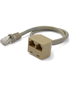 StarTech.com 2-to-1 RJ45 Splitter Cable Adapter - F/M