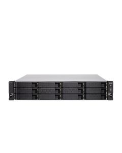 QNAP TS-H1886XU-RP-R2 NAS Rack (3U) Intel® Xeon® D D-1622 32 GB DDR4 0 TB QuTS hero Black, Grey