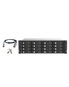 QNAP TL-R1620Sep-RP HDD enclosure Black, Grey 2.5/3.5"