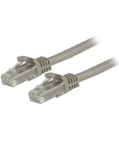 StarTech.com 1.5m CAT6 Ethernet Cable - Grey CAT 6 Gigabit Ethernet Wire -650MHz 100W PoE RJ45 UTP Network/Patch Cord Snagless w/Strain Relief Fluke Tested/Wiring is UL Certified/TIA