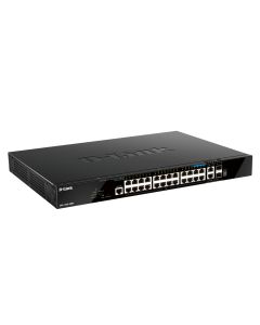 D-Link 28-Port Gigabit Stackable POE+ Smart Managed Switch with 2 x 10GBase-T & 2 x 10G SFP+