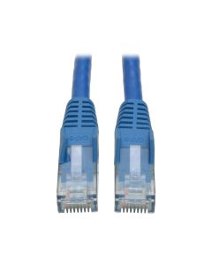 Tripp Lite N201-003-BL Cat6 Gigabit Snagless Molded (UTP) Ethernet Cable (RJ45 M/M), PoE, Blue, 3 ft. (0.91 m)