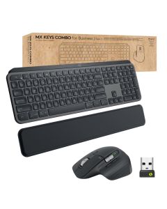 Logitech MX Keys combo for Business Gen 2 keyboard Mouse included Office RF Wireless + Bluetooth QWERTY UK International Graphite