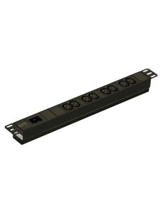 APC Easy Rack PDU, Basic, 1U, 1 Phase, 3.7kW, 230V, 16A, 8 x C13 outlets, IEC60320 C20 inlet