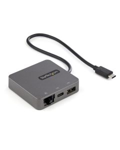 StarTech.com USB-C Multiport Adapter - USB 3.1 Gen 2 Type-C Mini Dock - USB-C to 4K HDMI or 1080p VGA Video - 10Gbps USB-A USB-C, GbE - Portable Travel Laptop Dock - Works w/Thunderbolt 3