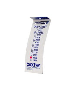 Brother ID3458 printer label