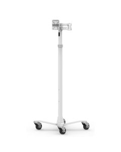 Compulocks Medical Rolling Cart Extended - VESA Compatible White