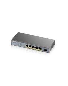 Zyxel GS1350-6HP Managed L2 Gigabit Ethernet (10/100/1000) Power over Ethernet (PoE) Grey