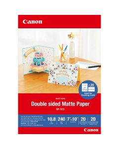 Canon MP-101D Double-sided Matte Paper, 7"x10", 20 sheets