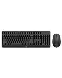 Philips 3000 series SPT6307BL/39 keyboard Mouse included Universal RF Wireless QWERTY English Black