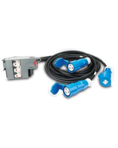 APC PDM2332IEC-3P30R-1 power distribution unit (PDU) Black, Blue