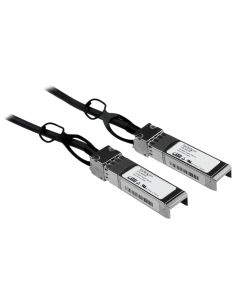 StarTech.com Cisco SFP-H10GB-CU1M Compatible 1m 10G SFP+ to SFP+ Direct Attach Cable Twinax - 10GbE SFP+ Copper DAC 10 Gbps Low Power Passive Mini GBIC/Transceiver Module DAC Firepower ASR920 ASR9000