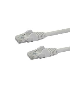 StarTech.com 10m CAT6 Ethernet Cable - White CAT 6 Gigabit Ethernet Wire -650MHz 100W PoE RJ45 UTP Network/Patch Cord Snagless w/Strain Relief Fluke Tested/Wiring is UL Certified/TIA