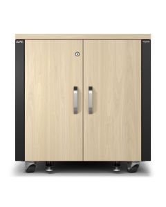 APC NetShelter Soundproof, 12U, Server Rack Enclosure, Maple