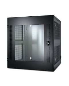 APC NetShelter 13U Wallmount Rack Cabinet Glass Door Double Hinged Server Depth