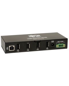 Tripp Lite U223-004-IND 4-Port Industrial-Grade USB 2.0 Hub - 15 kV ESD Immunity, Metal Housing, Mountable