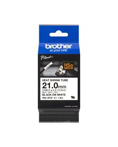 Brother HSE-251E label-making tape Black on white