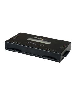 StarTech.com 4 Bay SSD/HDD Hard Drive Eraser - 2.5" & 3.5" SATA - Hostless Standalone Secure Erase External Disk Sanitizer - 9 Erase Modes - RS232 Printer Port - NIST/DOD & TAA Compliant